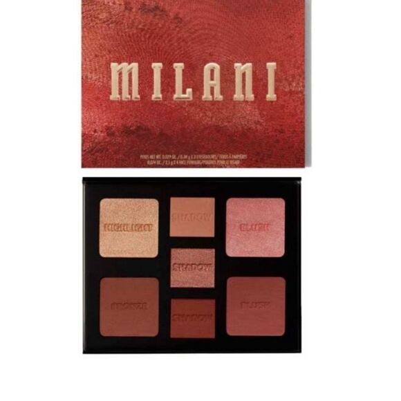 MILANI - NWT - All-Inclusive Eye, Cheek & Face Palette. 110 Light - Medium - Picture 1 of 16